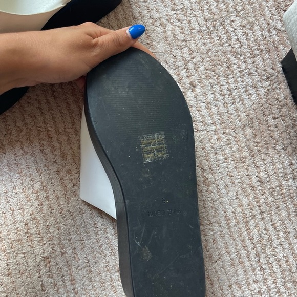 Princess Polly Platform Women's White Slide Sandals - Picture 5 of 7